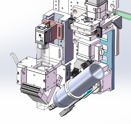 涂油在线点胶机(图2) 涂油在线点胶机(图2)